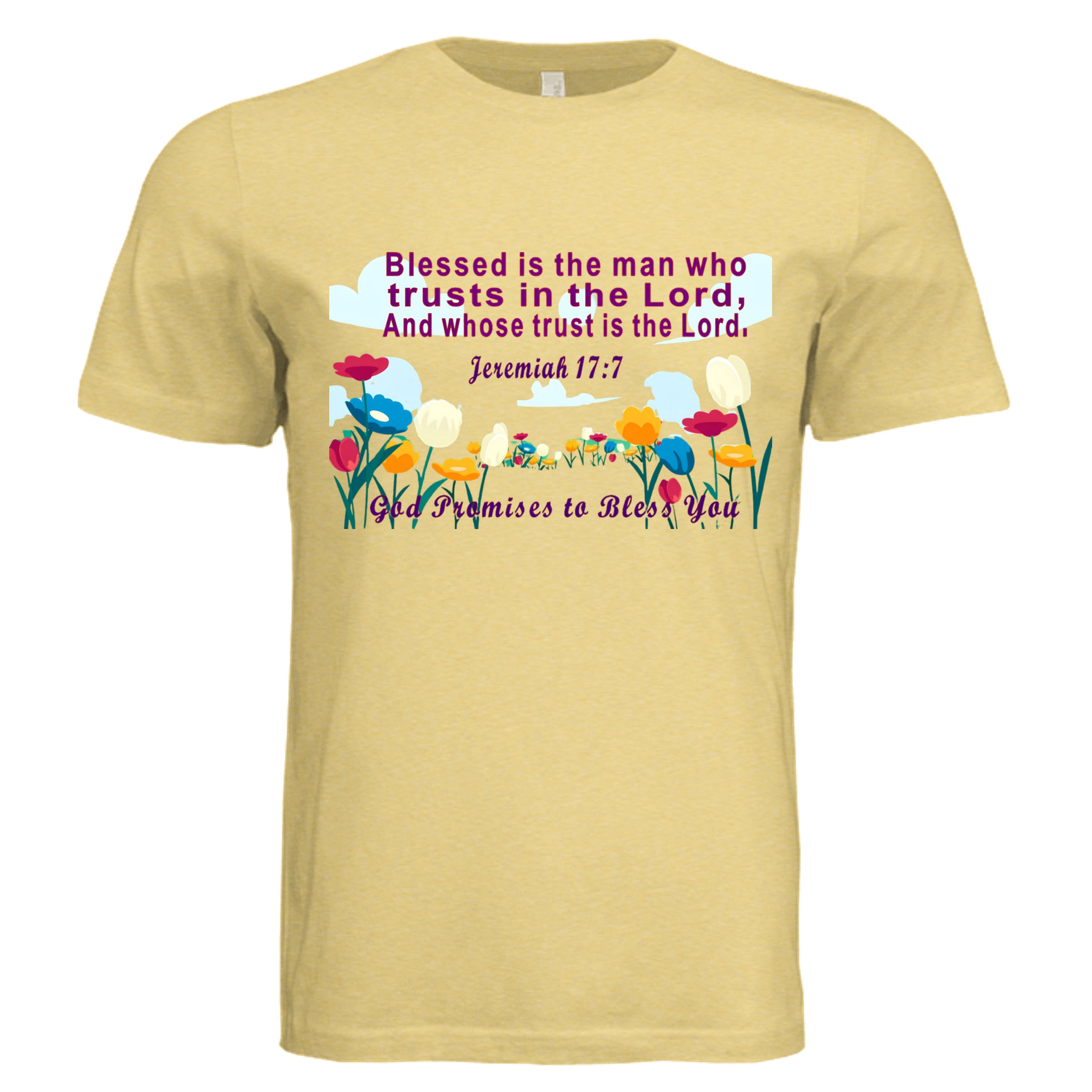 Pale Yellow Triblend - 3413C - FRONT