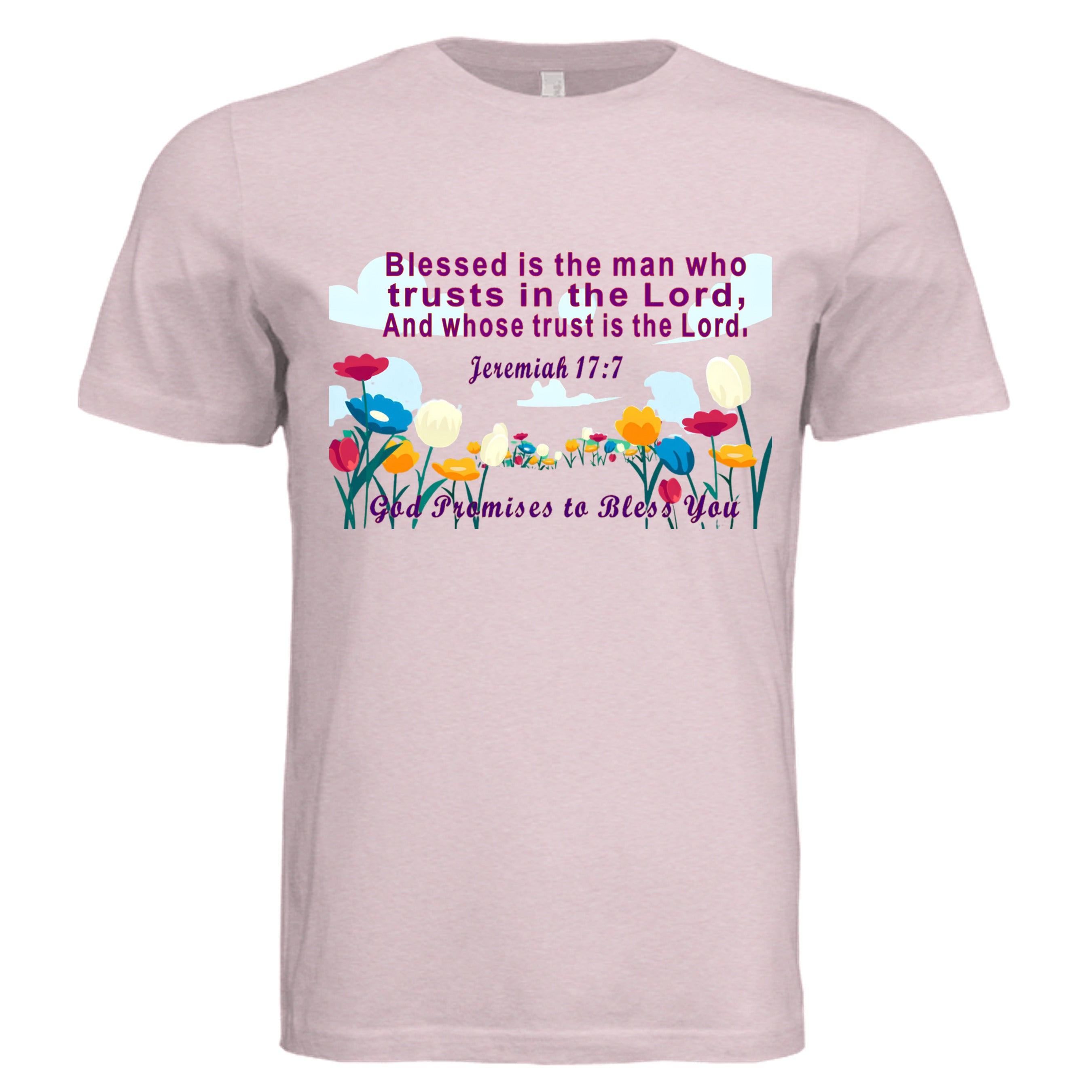 Pink Triblend - 3413C - FRONT