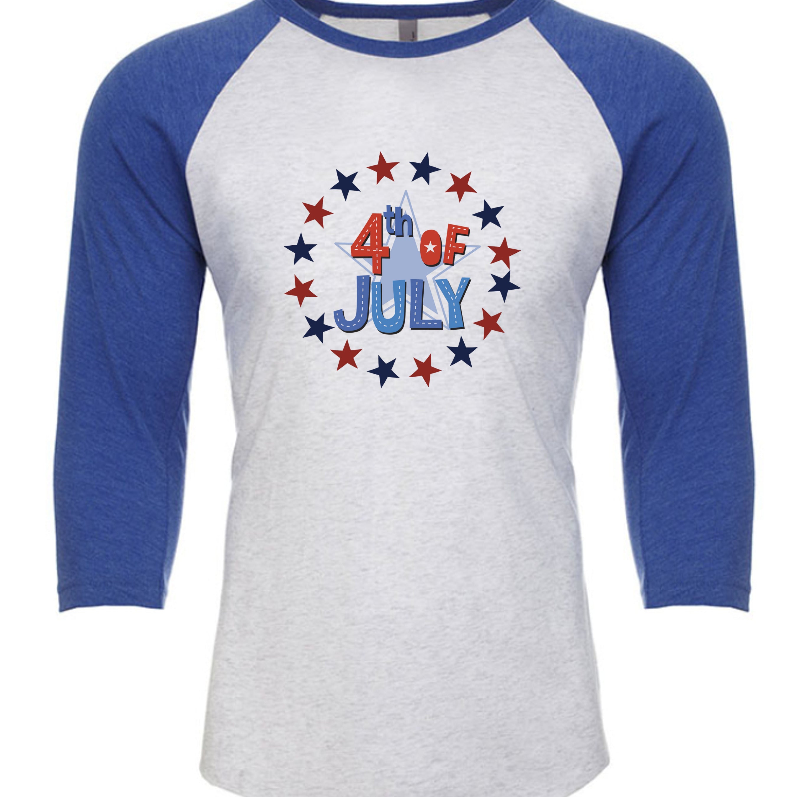 Vintage Royal/ Heather White - 6051 - FRONT