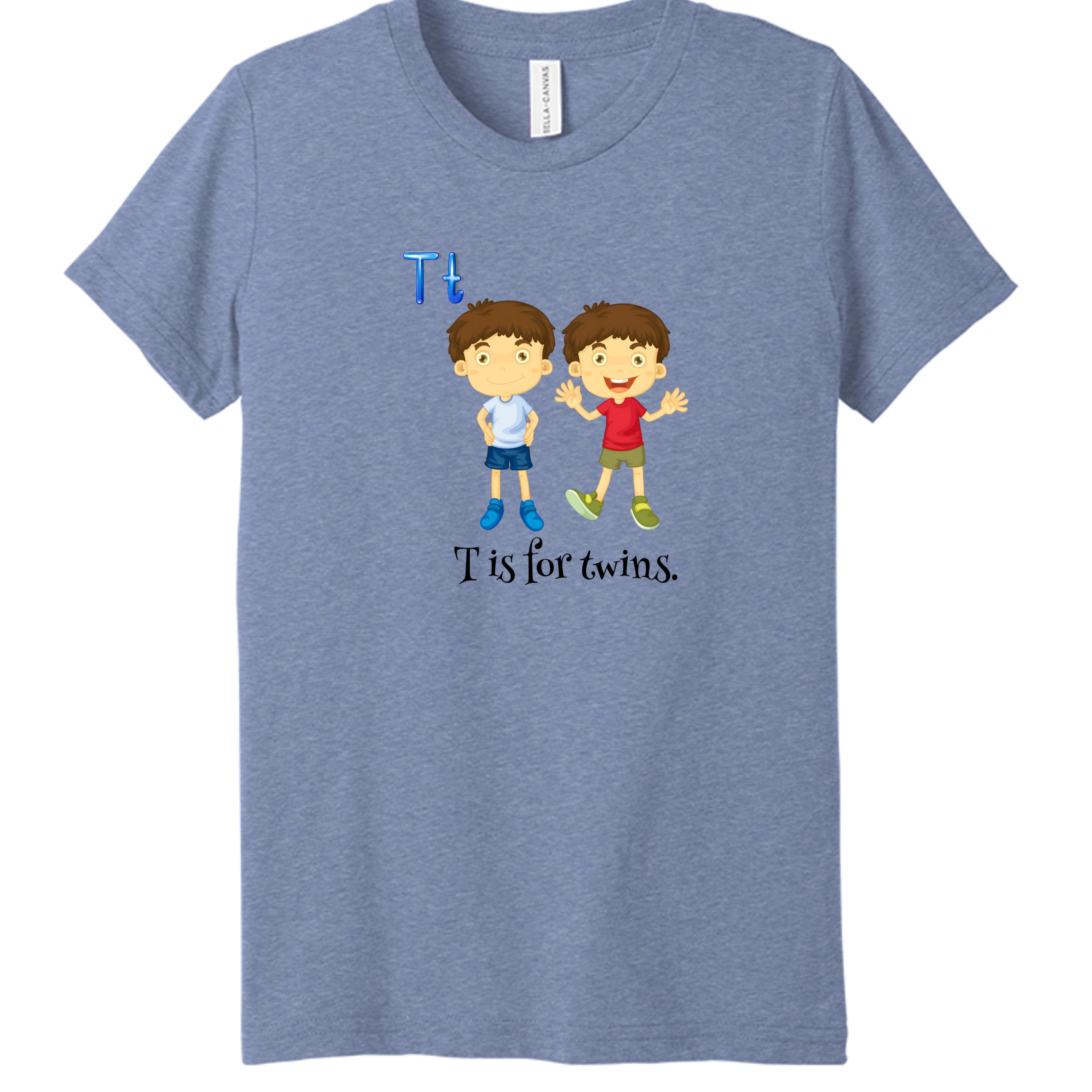 BLUE TRIBLEND - 3413Y - FRONT