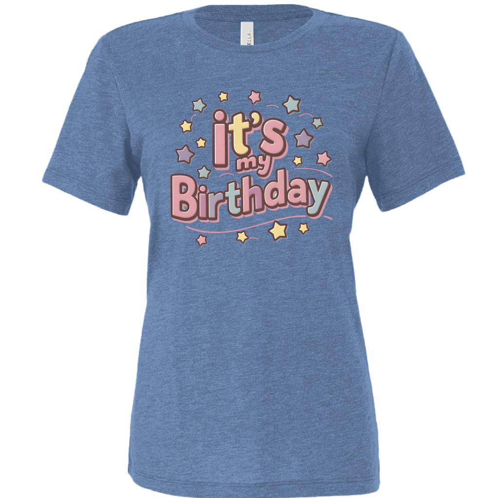 Blue Triblend - 6413 - FRONT