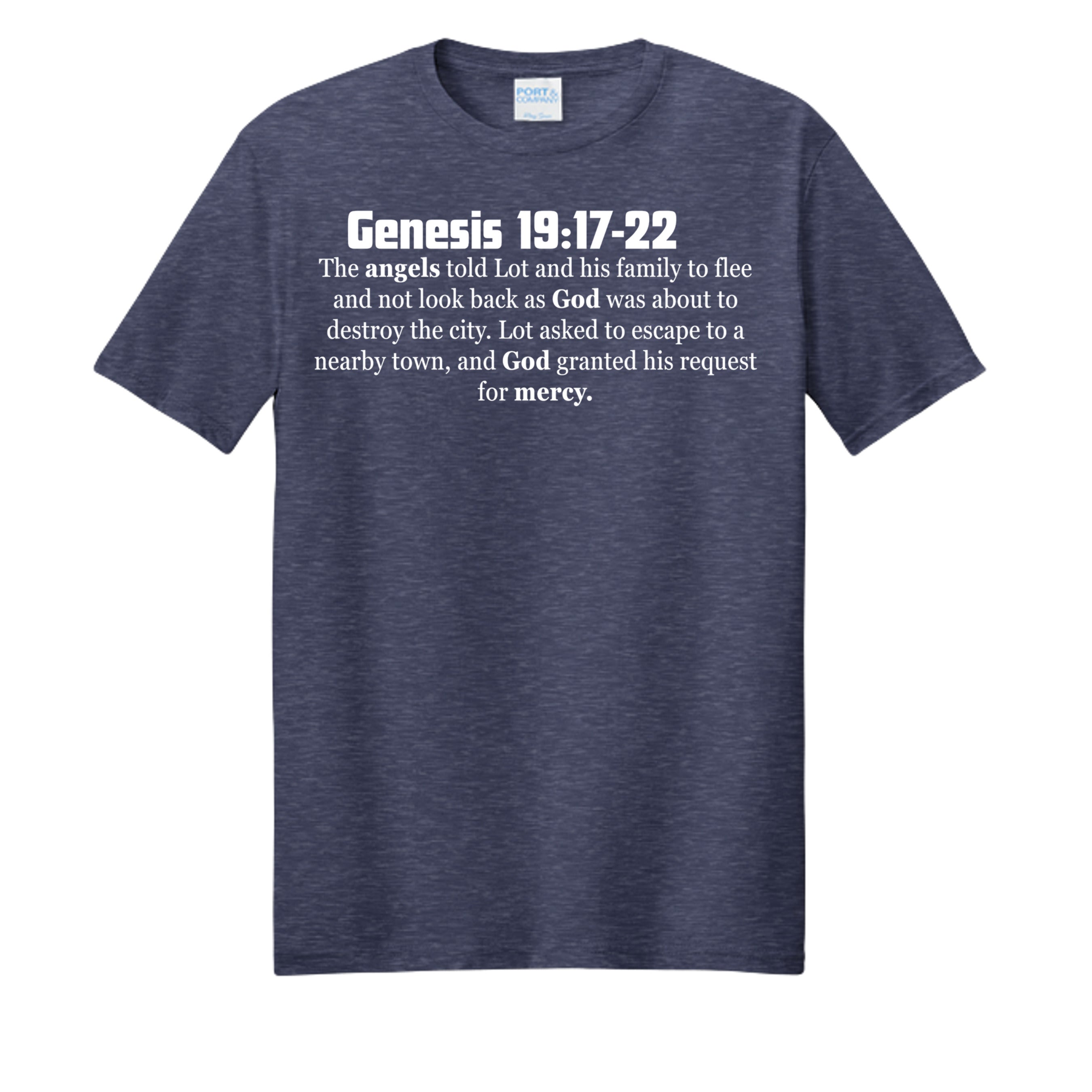 Team Navy Heather - PC455 - FRONT