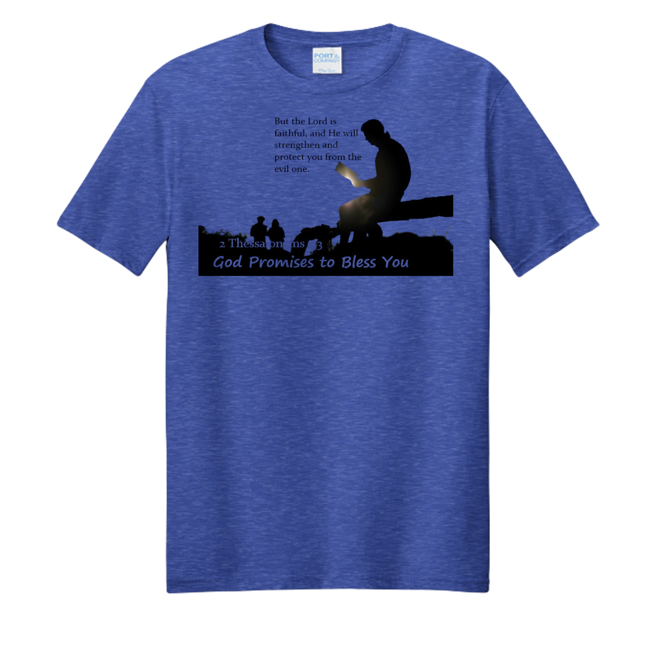 True Royal Heather - PC455 - FRONT
