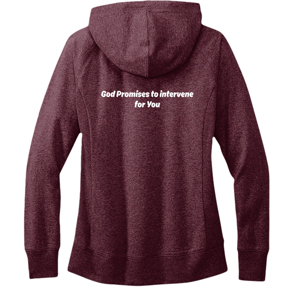 Maroon Heather - DT8101 - BACK