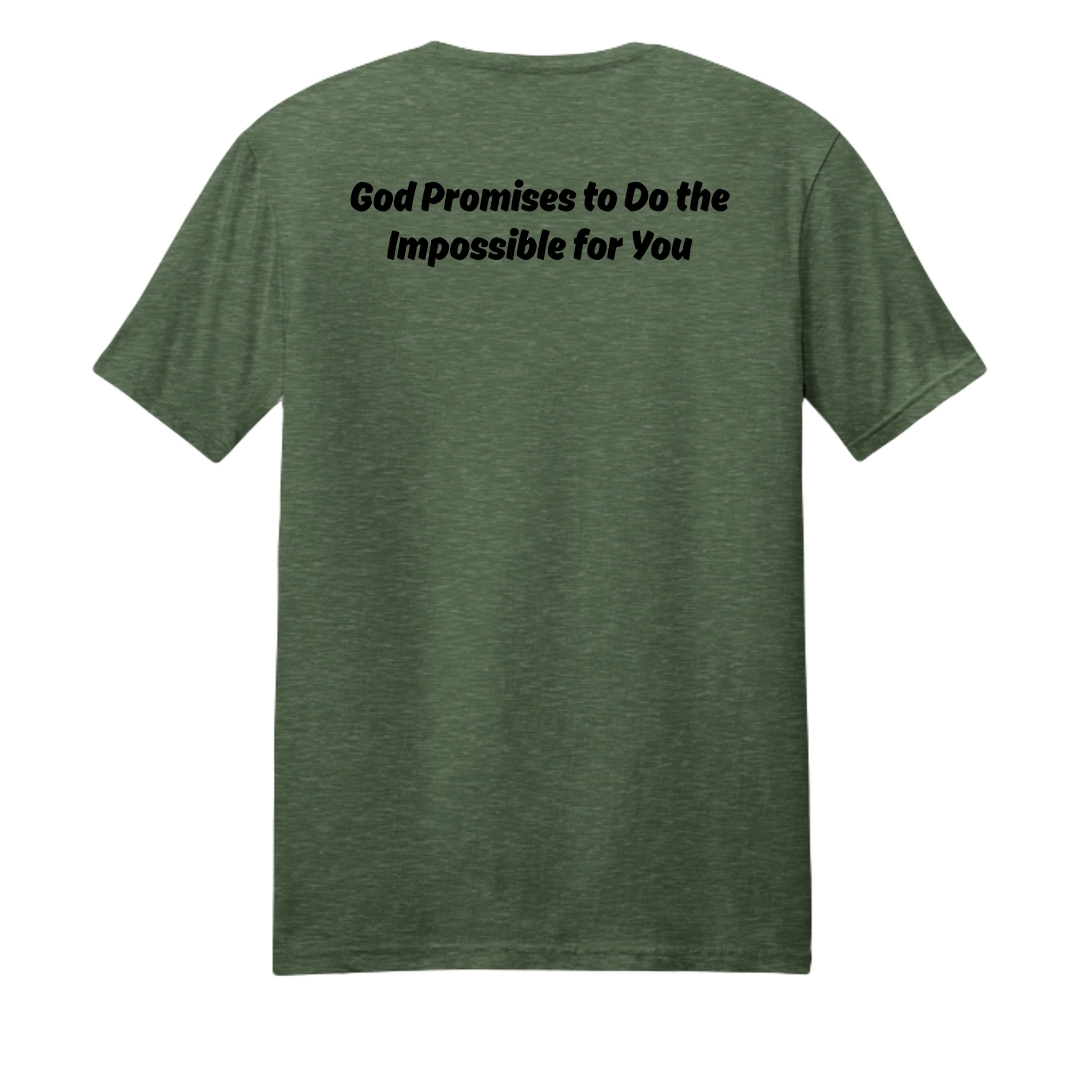 Forest Green Heather - PC455 - BACK