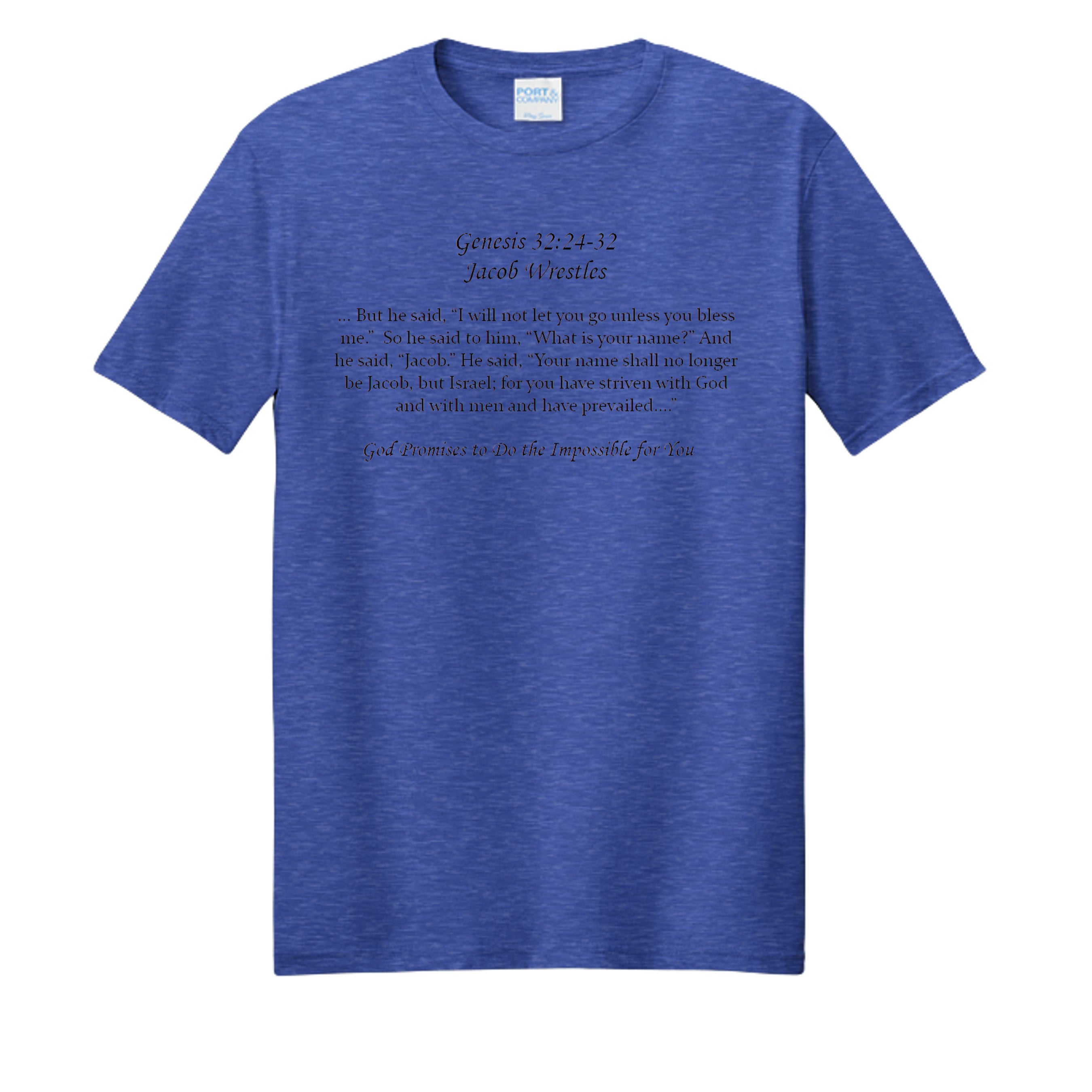 True Royal Heather - PC455 - FRONT