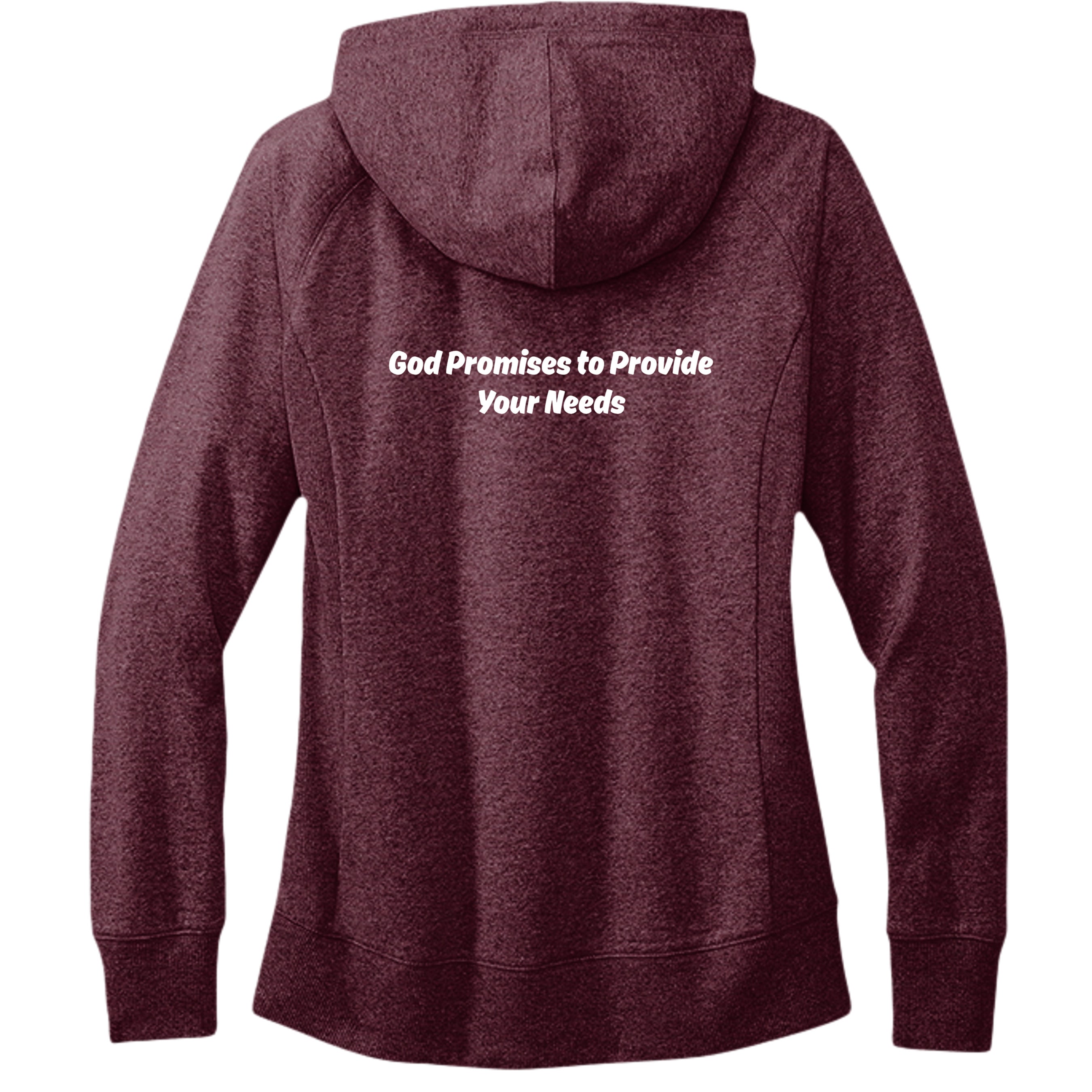 Maroon Heather - DT8101 - BACK