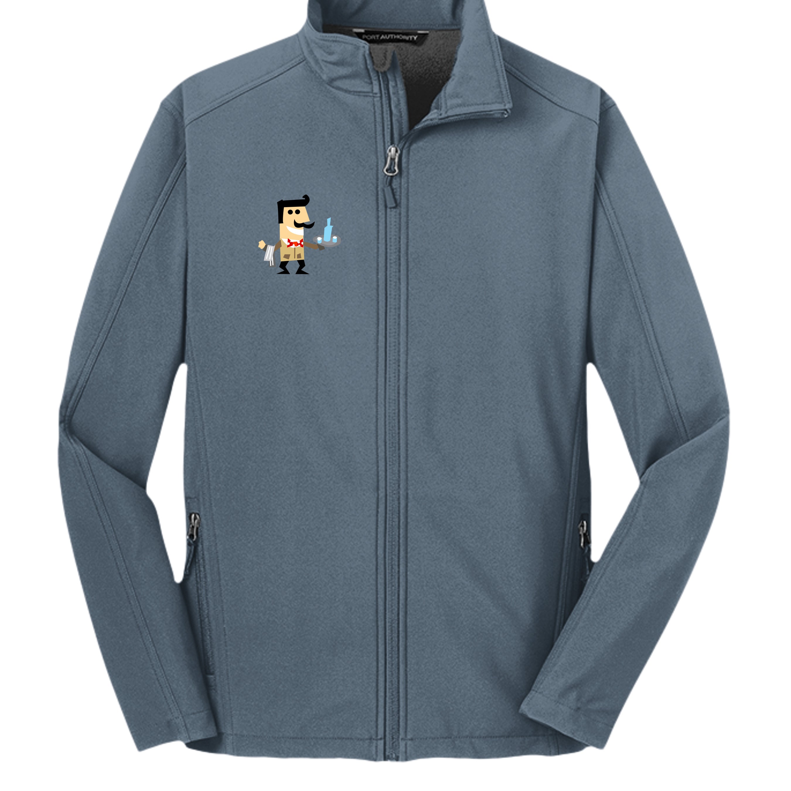 Navy Heather - J317 - FRONT