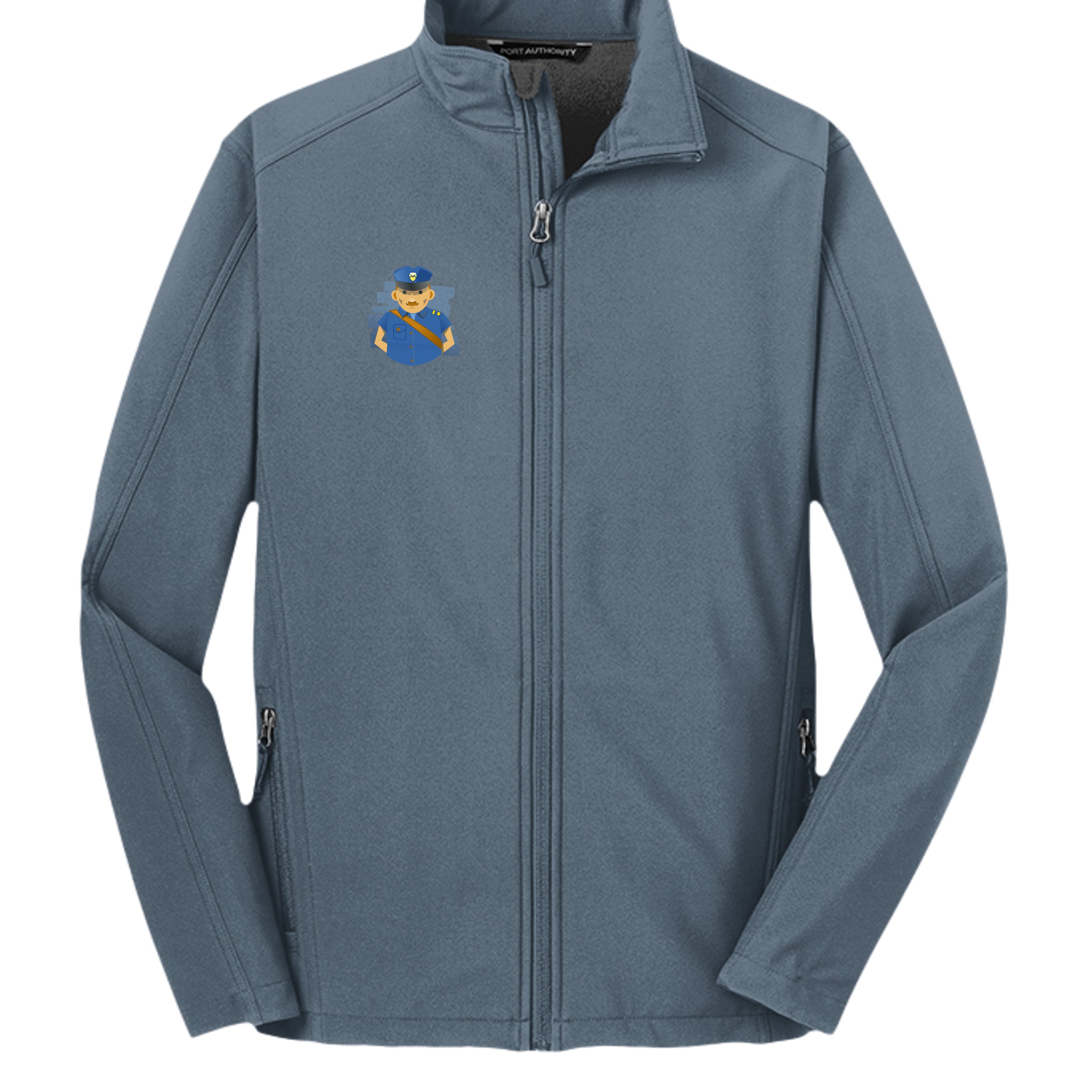 Navy Heather - J317 - FRONT