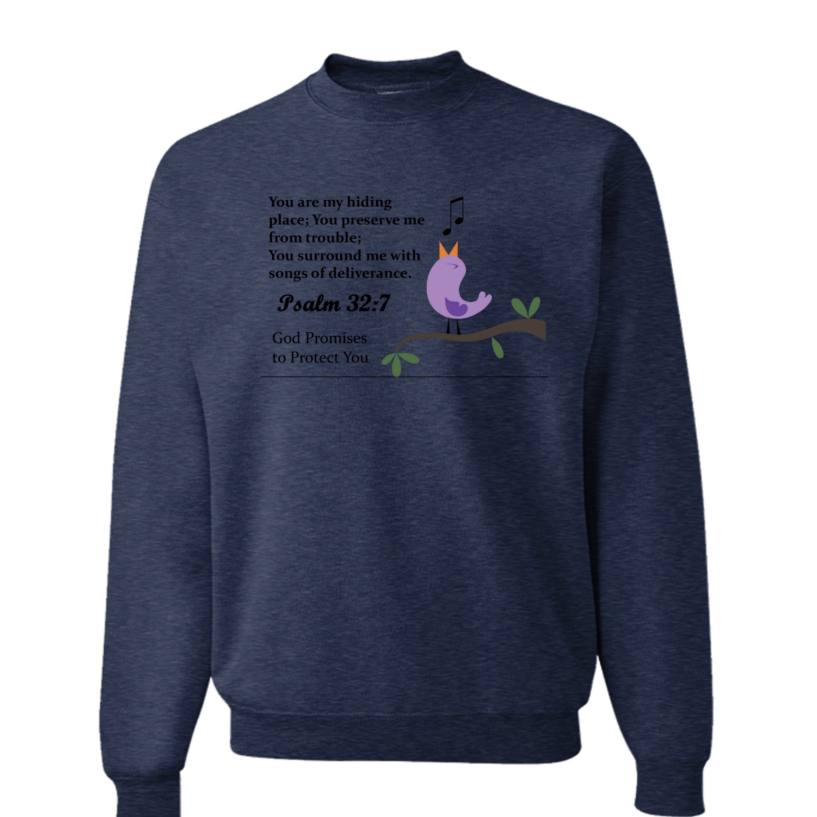 Vintage Heather Blue - 562 - FRONT