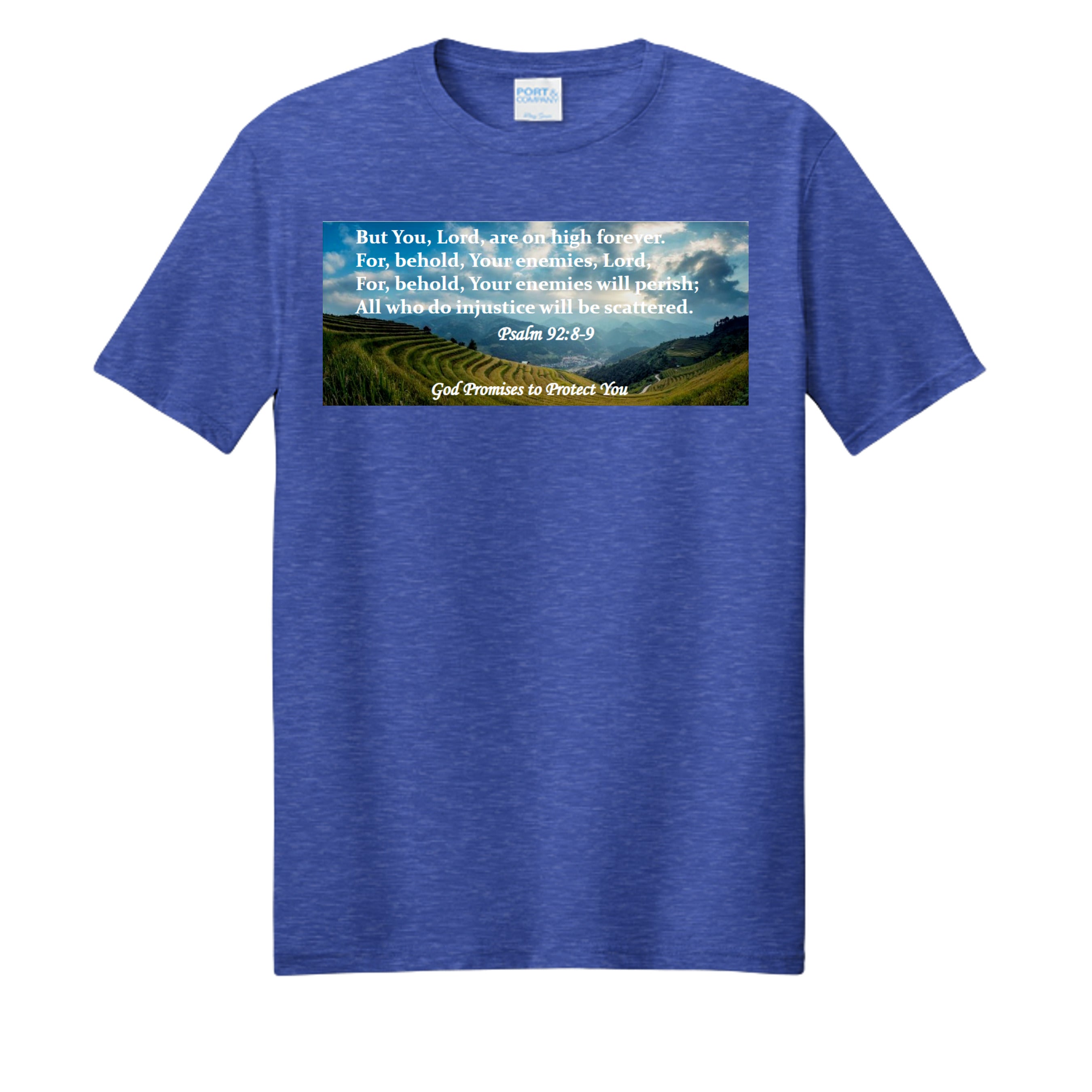 True Royal Heather - PC455 - FRONT