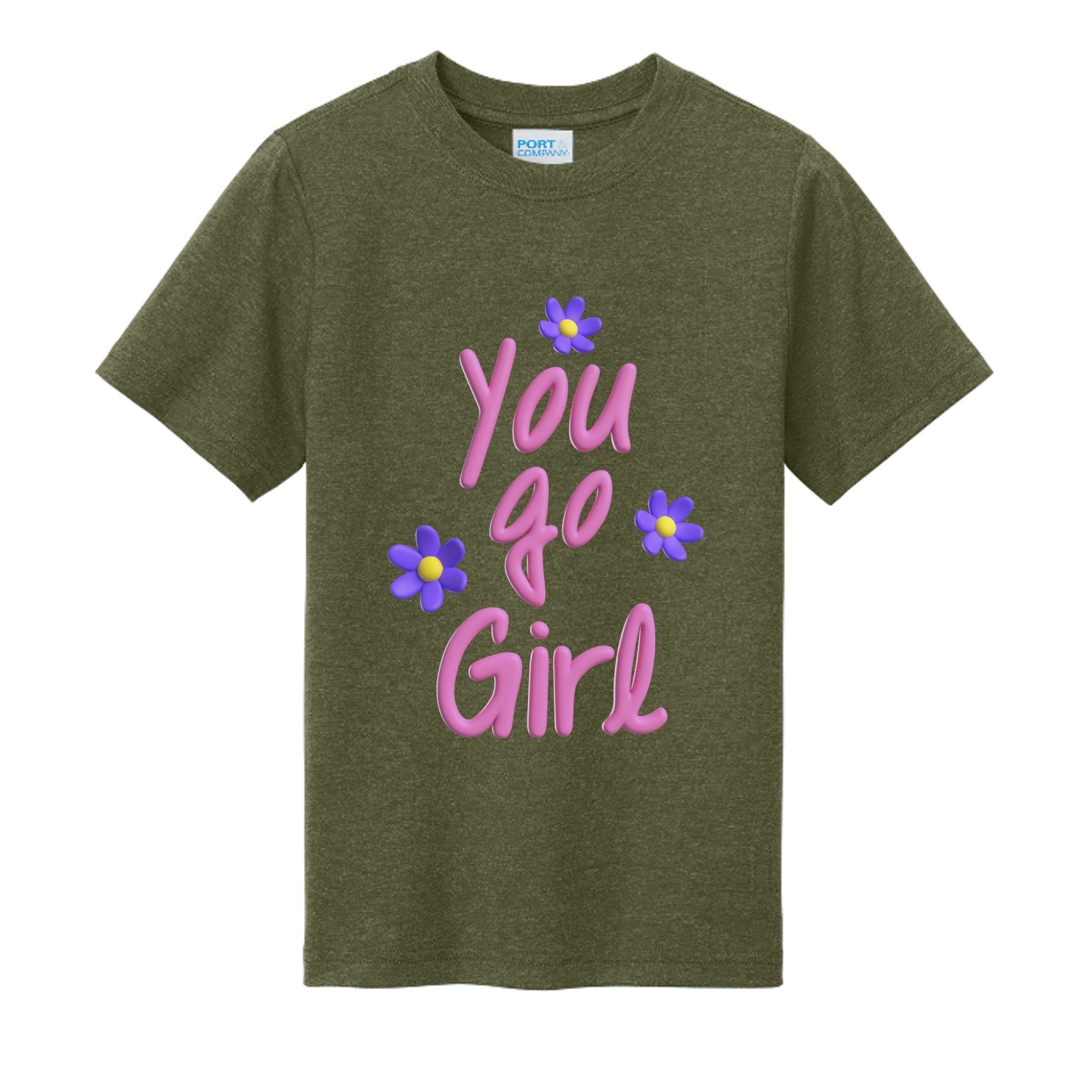 Military Green Heather - PC330Y - FRONT