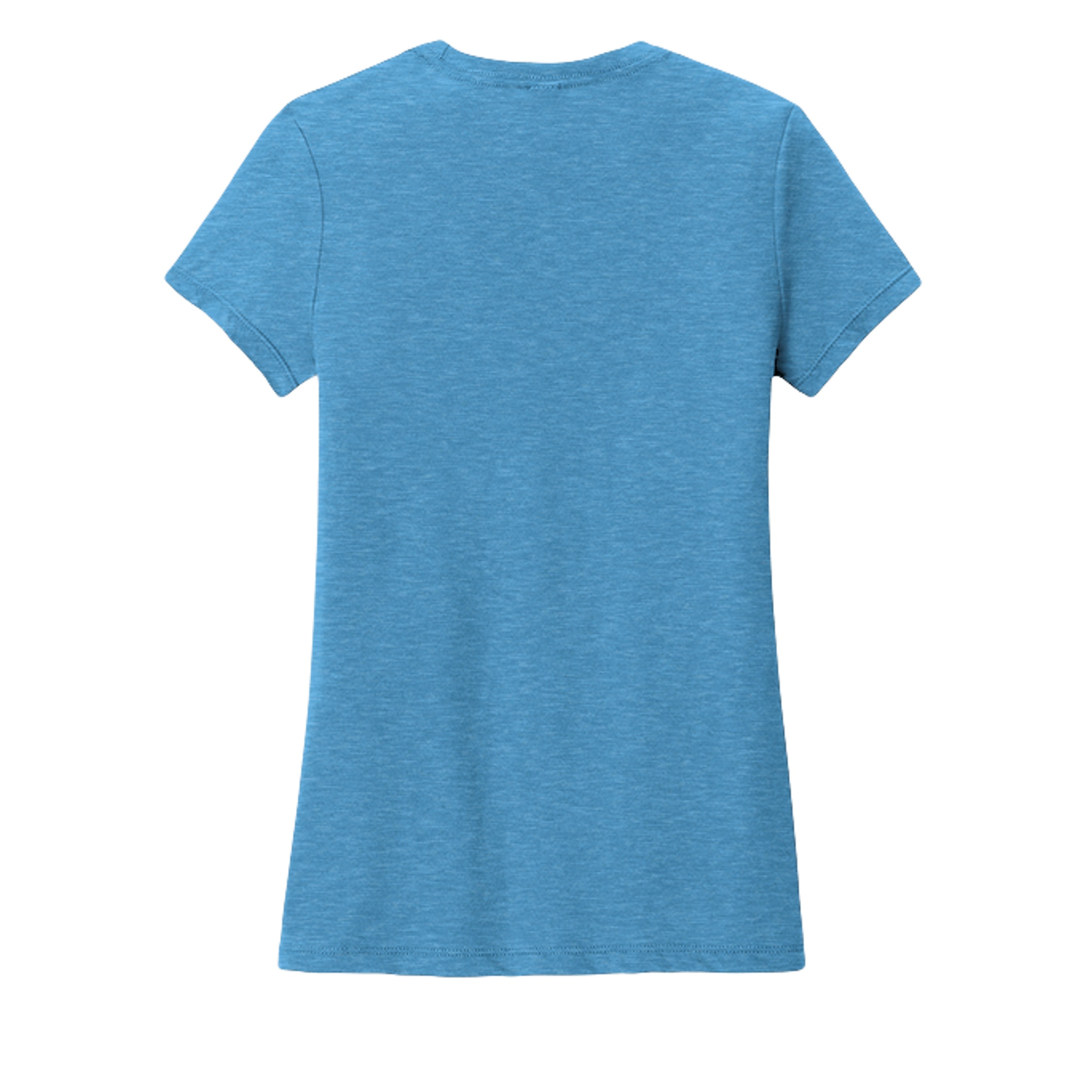 Heathered Bright Turquoise - DM108L - BACK