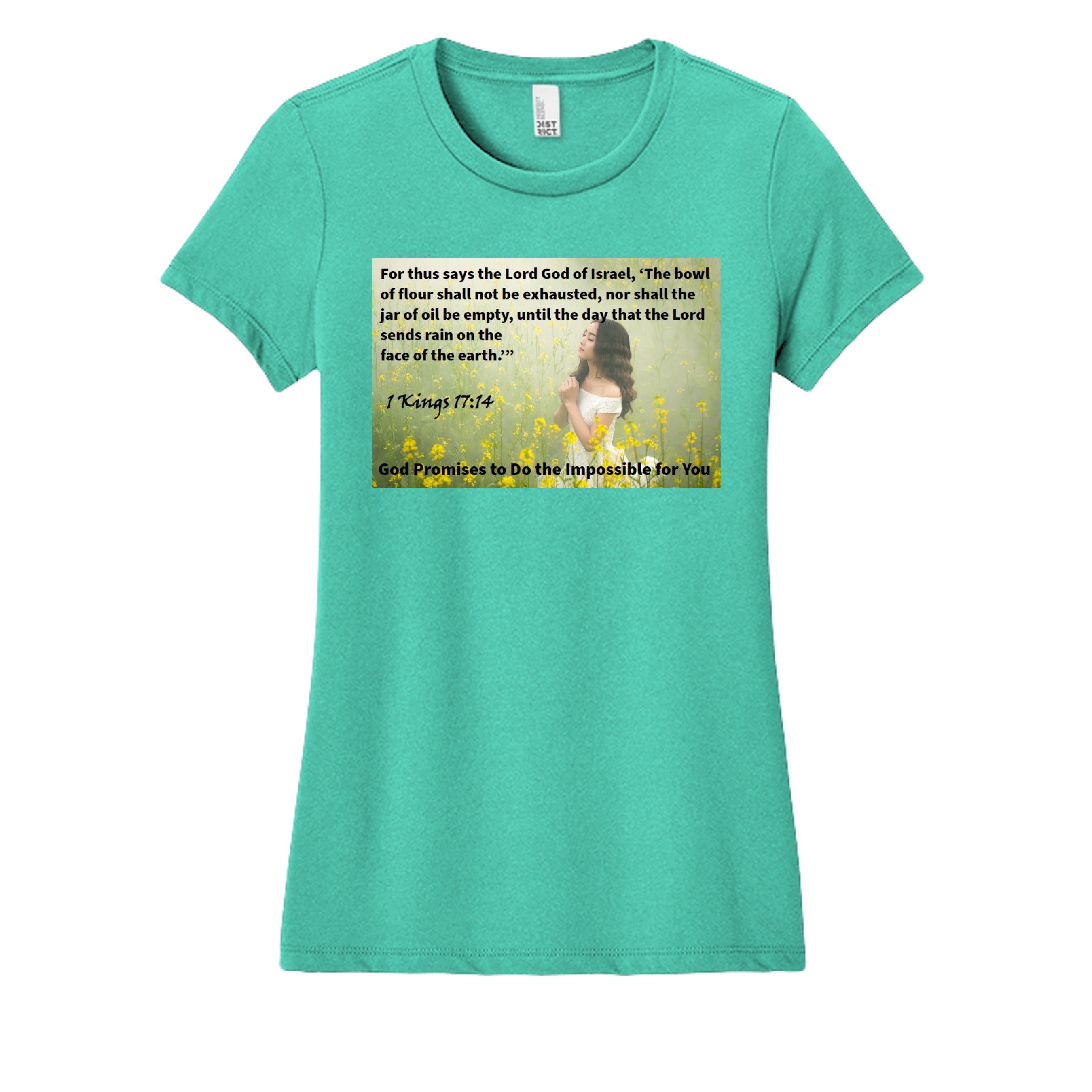 Aqua Heather - DM108L - FRONT
