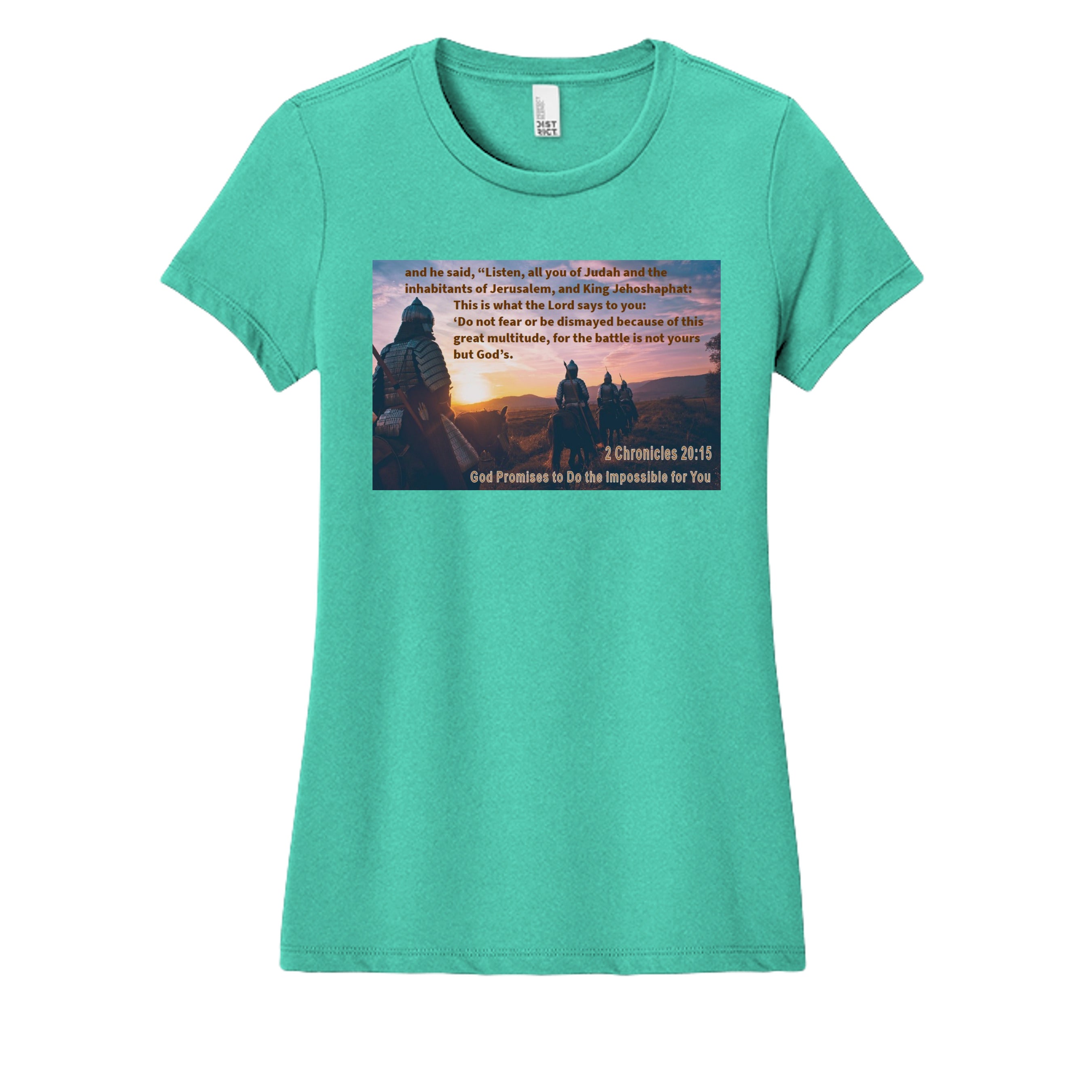 Aqua Heather - DM108L - FRONT