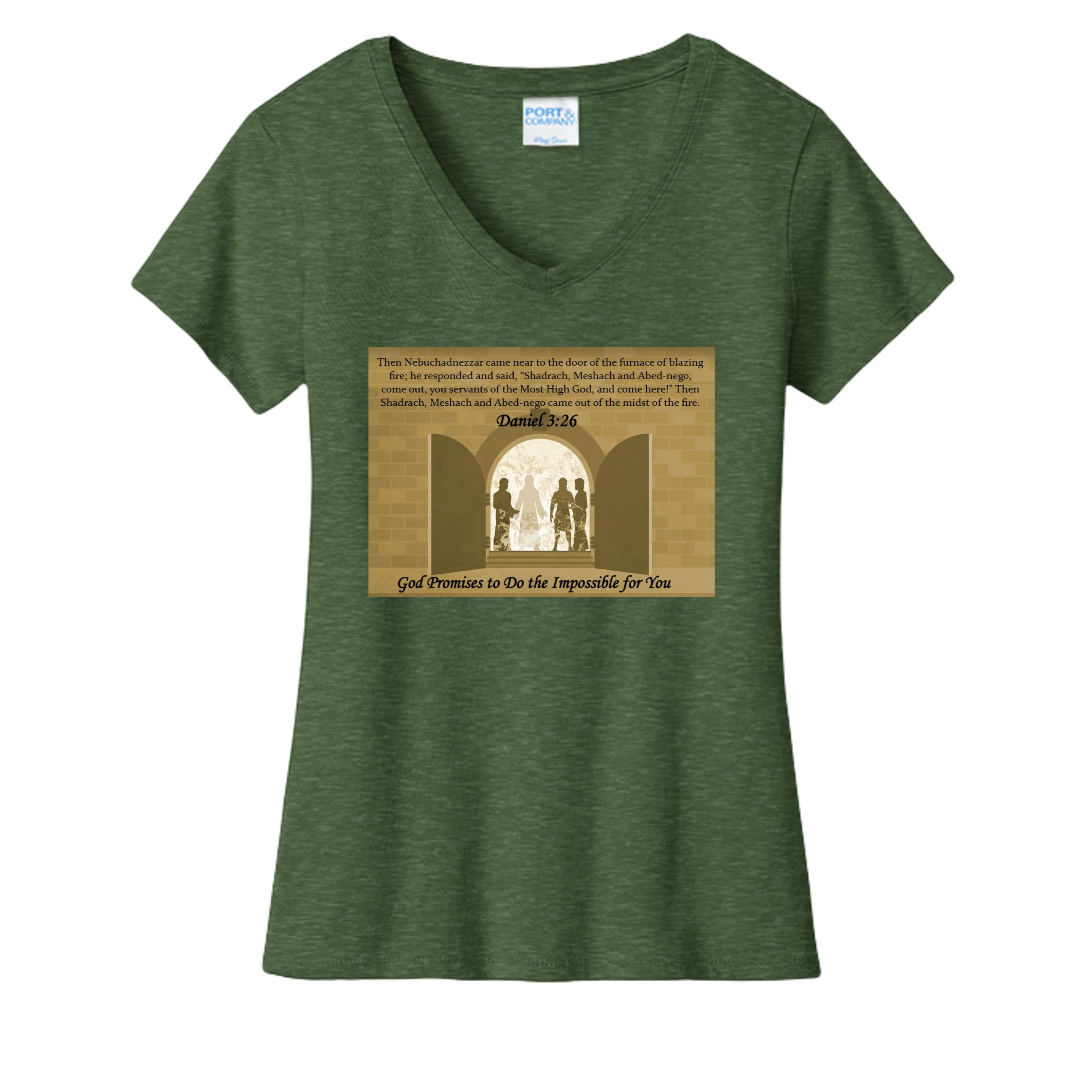 Forest Green Heather - LPC455V - FRONT