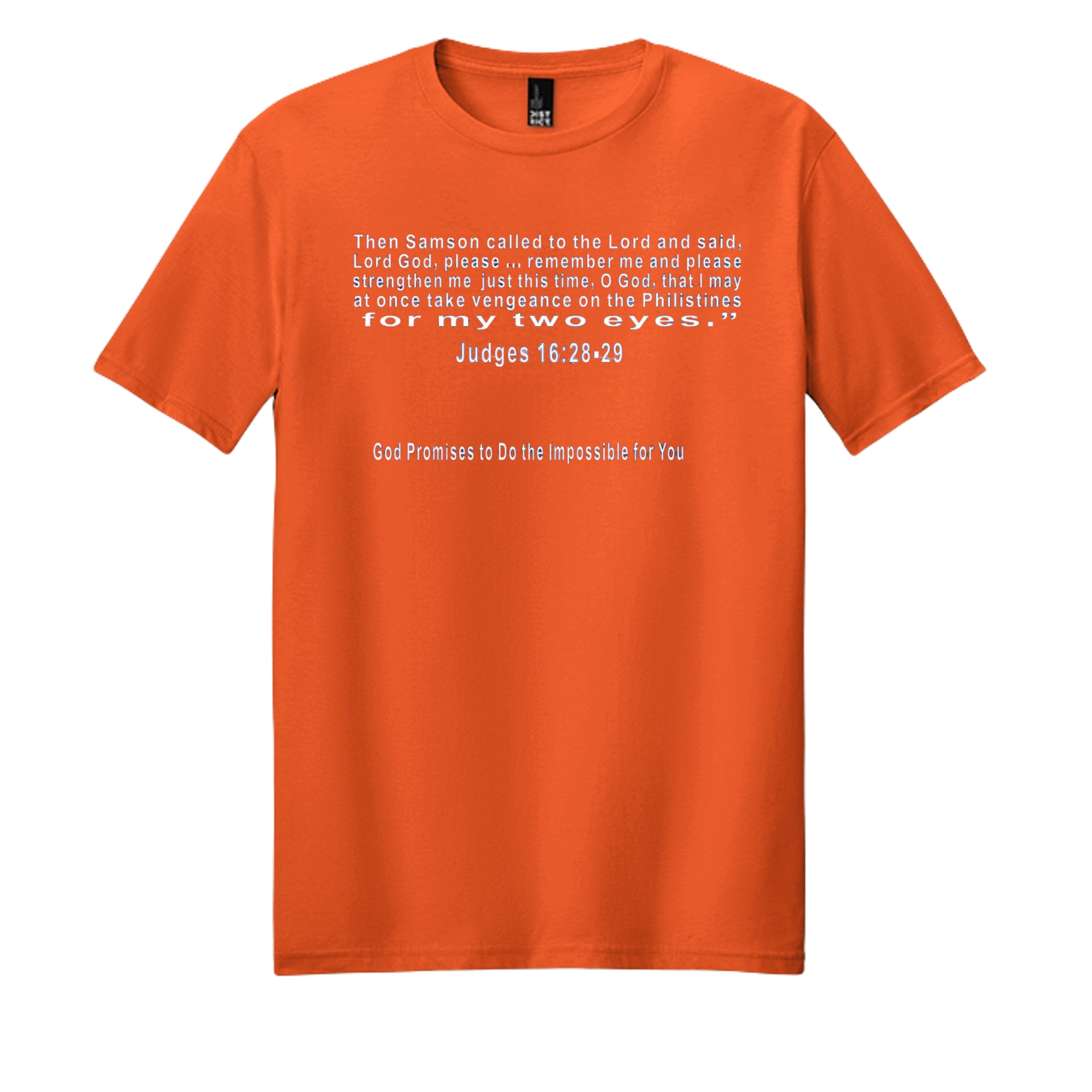 Safety Orange - DM108 - FRONT