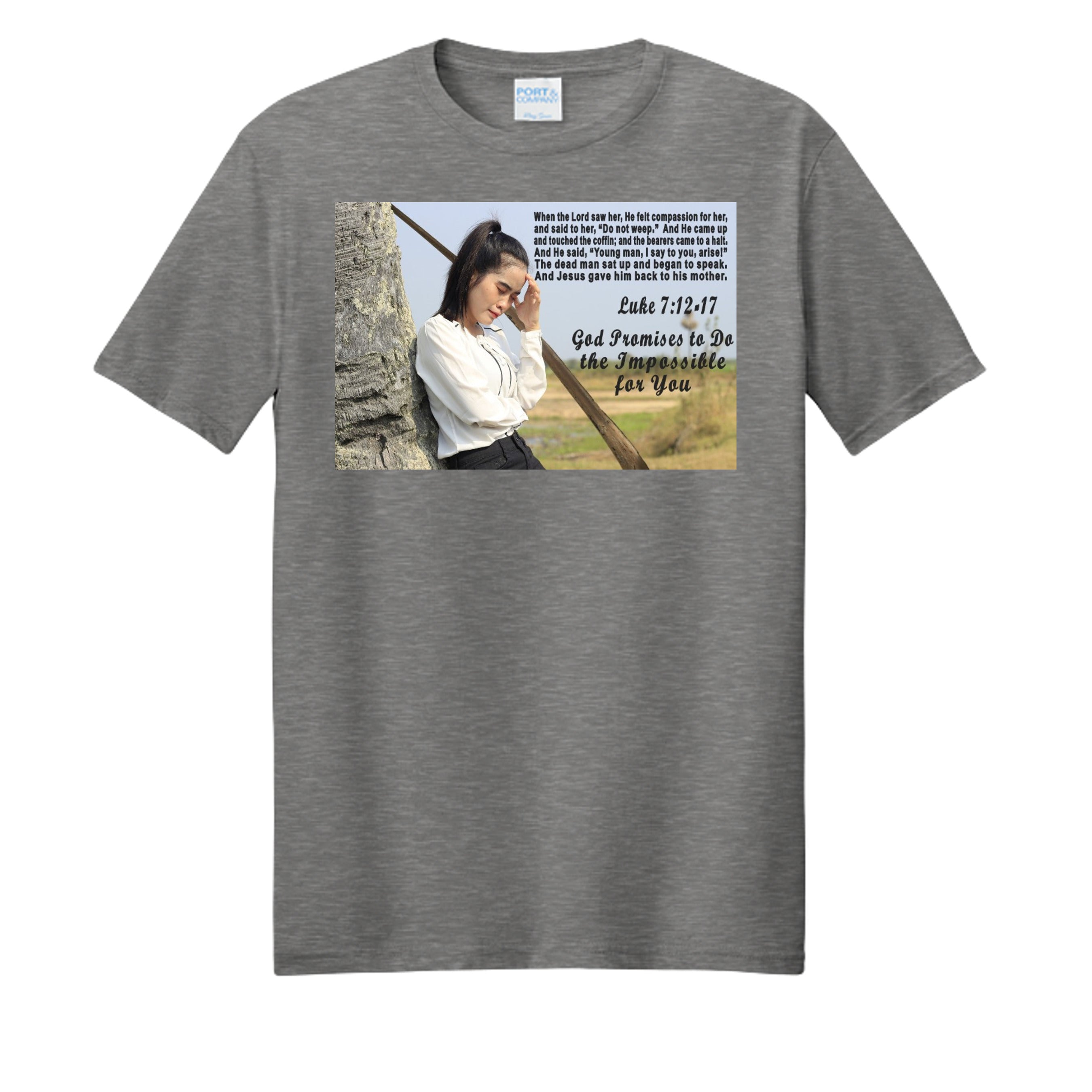 Graphite Heather - PC455 - FRONT