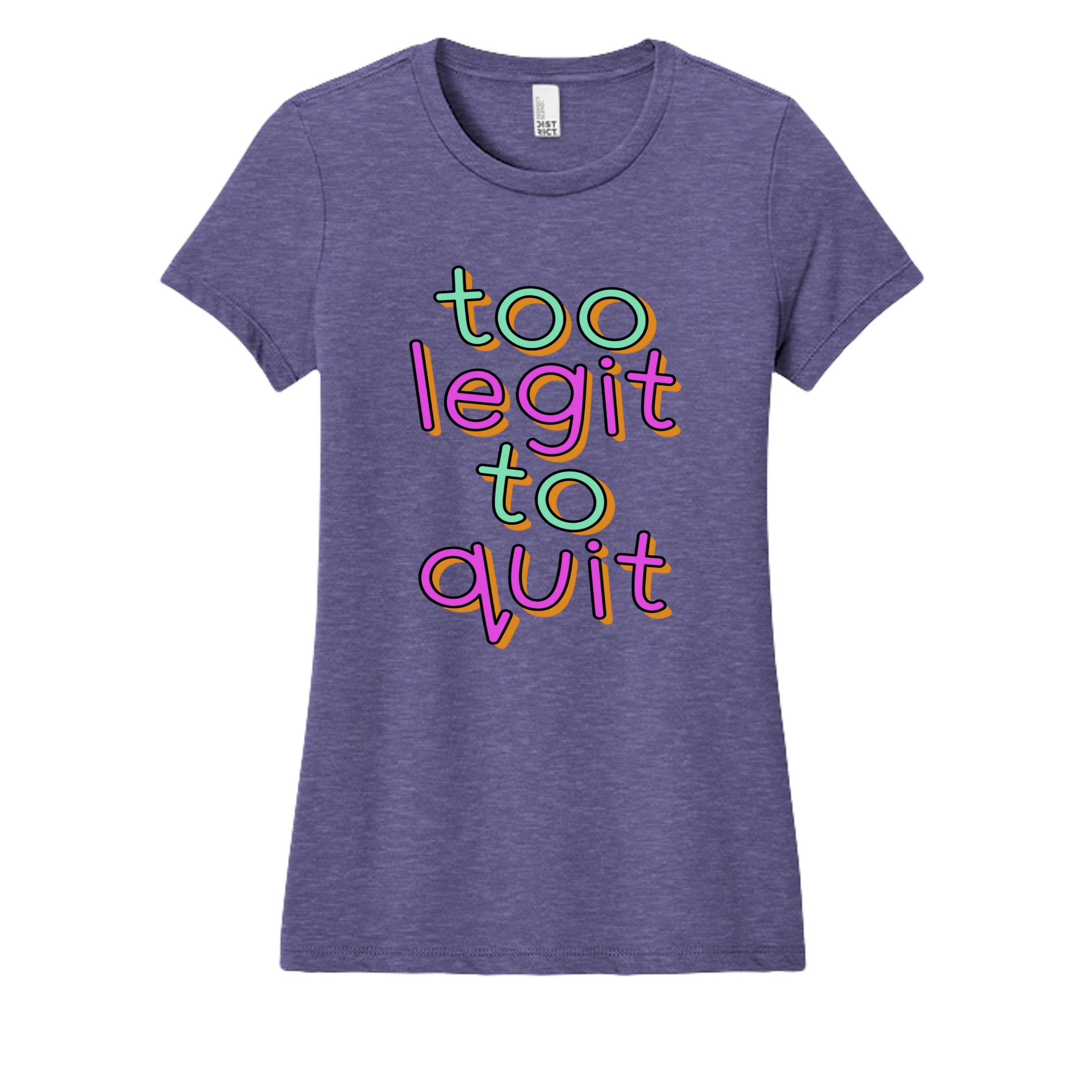 Heathered Purple - DT6001 - FRONT