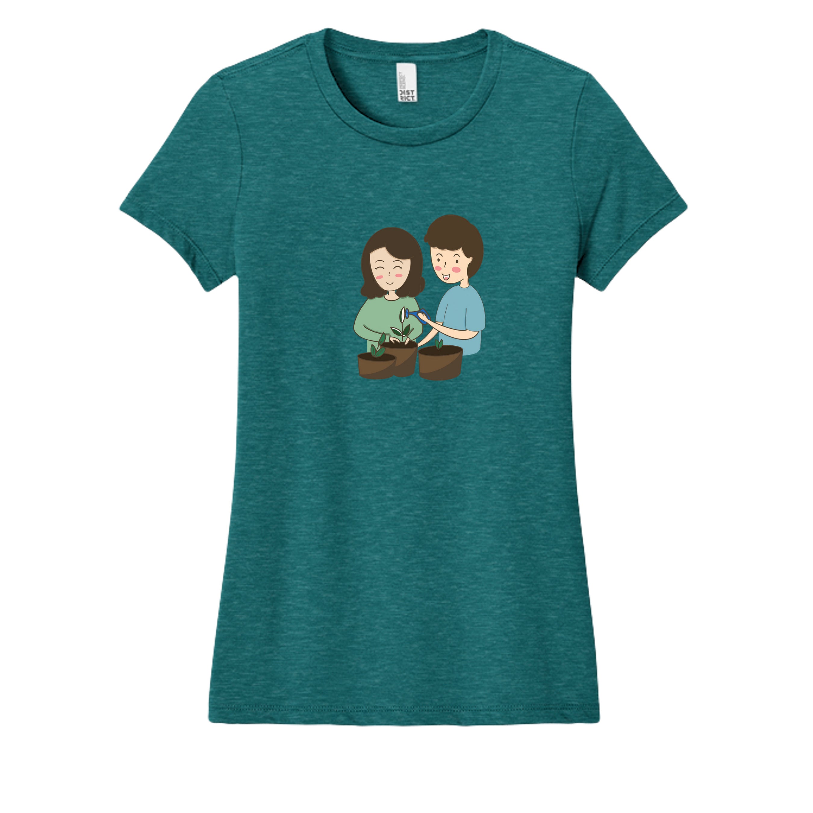 Heathered Teal - DM130L - FRONT