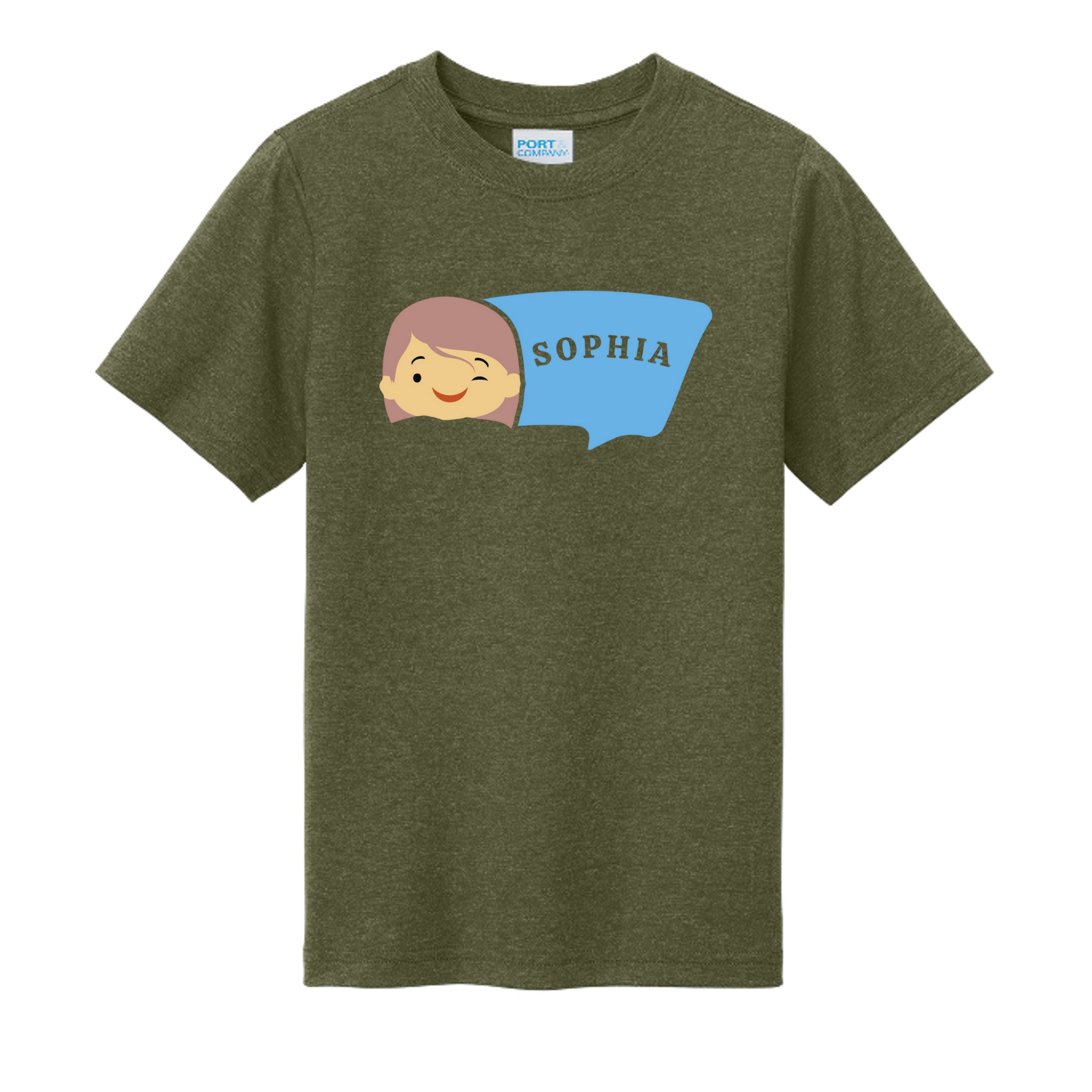 Military Green Heather - PC330Y - FRONT