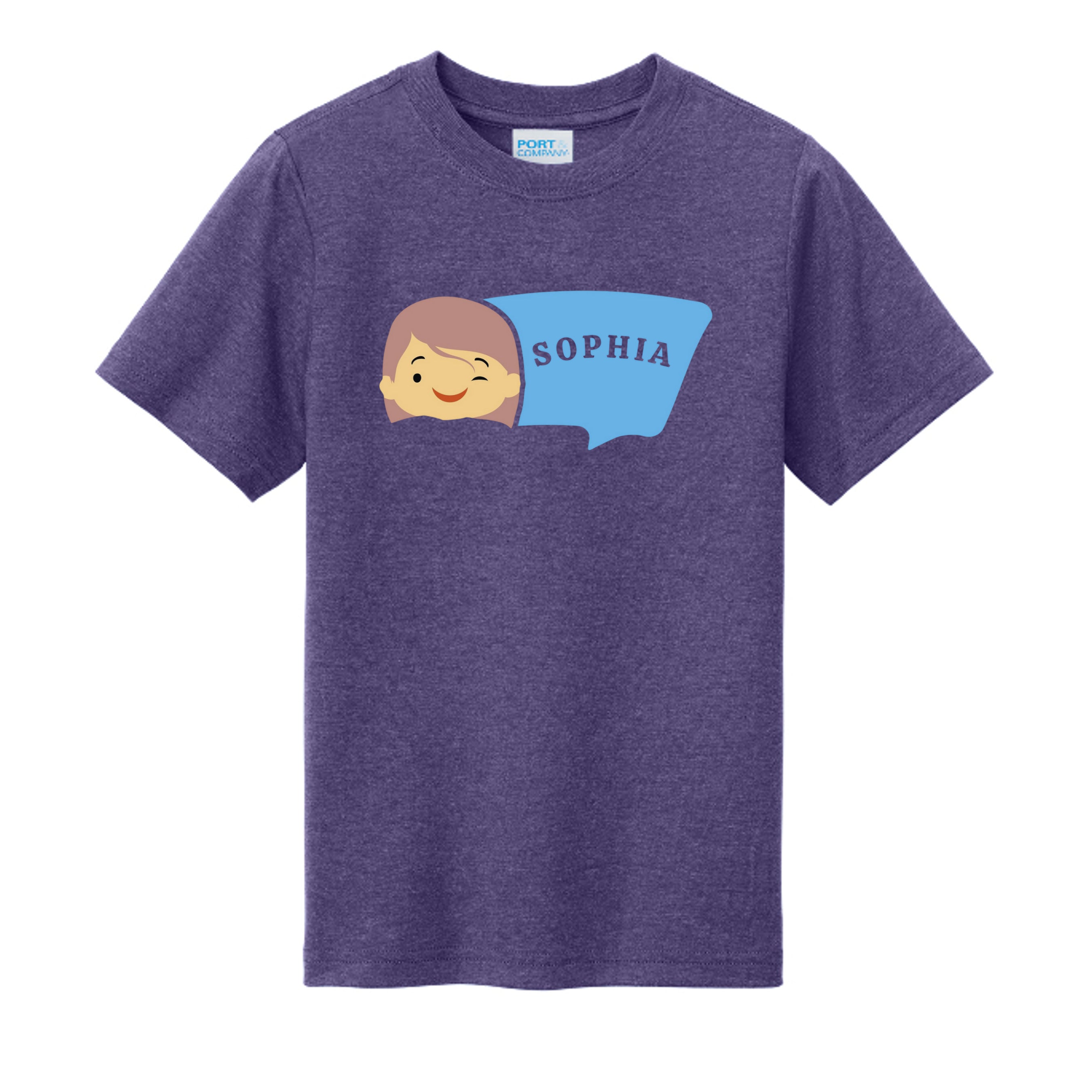 Team Purple Heather - PC330Y - FRONT
